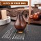 6PCS Fake Brown Pear Artificial Lifelike Fake Fruits Decorative